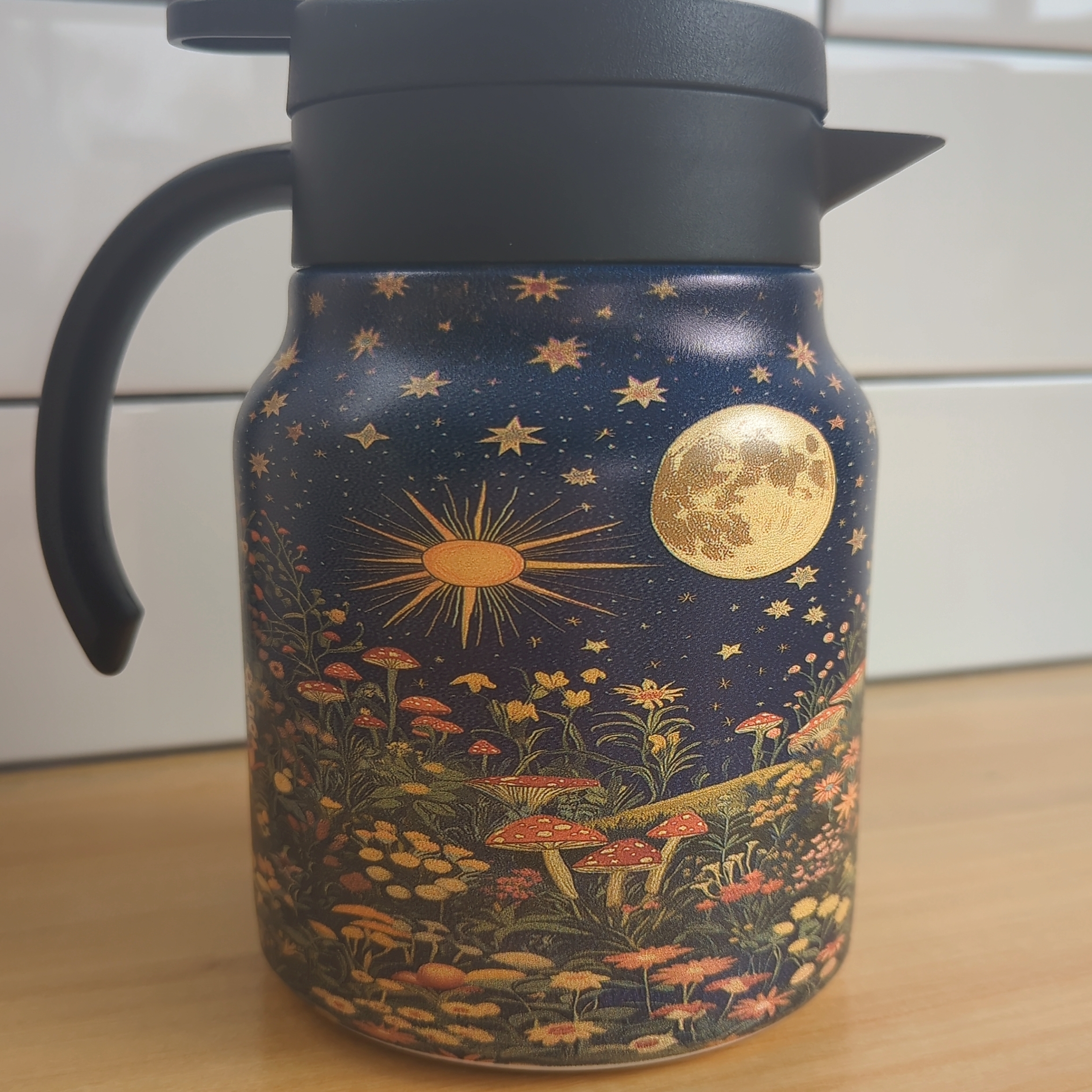Sun, Moon & Mushroom Meadow Teapot